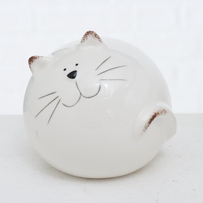 BO Deko-Katze "Hupsi" latte 9,5cm 