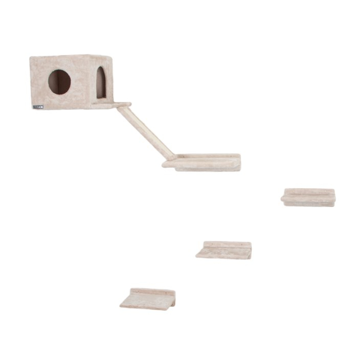 Kerbl Kletterwand Montblanc, beige | Für Katzen