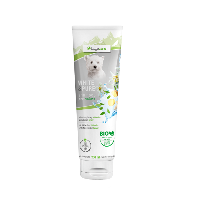 PV Bogacare Shampoo White + Pure, 250ml | Für Hunde