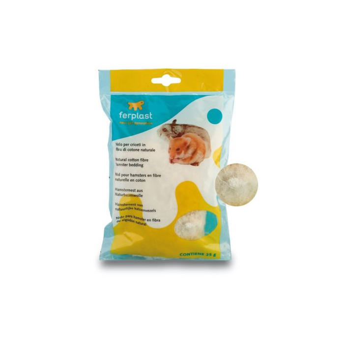 DE Ferplast Hamsternest aus Baumwolle - 25g