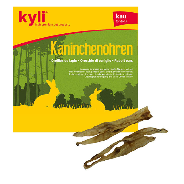 kyli Kaninchenohren ohne Fell | Kauartikel für Hunde