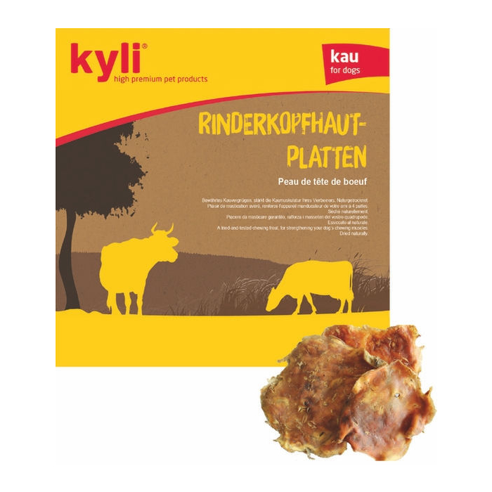 kyli Rinderkopfhaut -Platten - 2.5 kg | kau for dogs