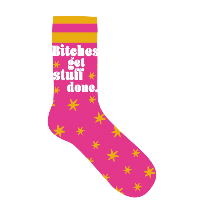 Plentygifts Socken "B*tches get stuff done", pink