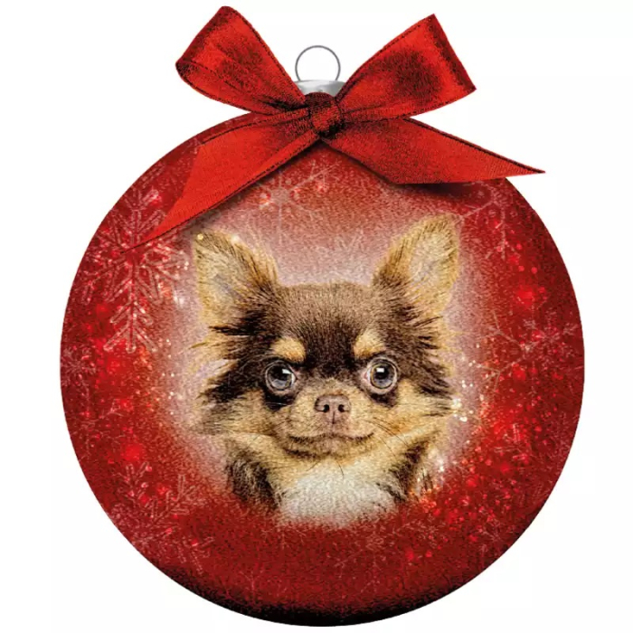 Plentygifts Weihnachtskugel Chihuahuas