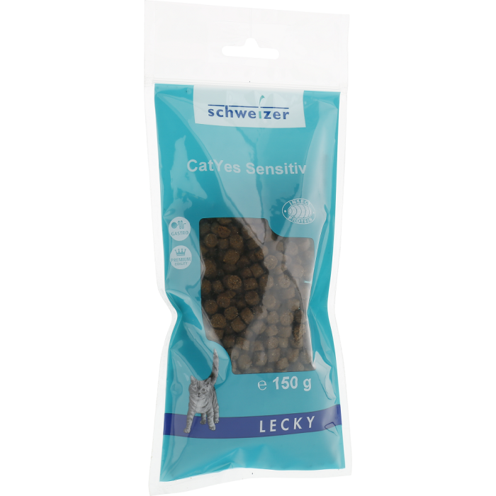 LECKY CatYes Sensitiv - 10x150g | Snack für Katzen