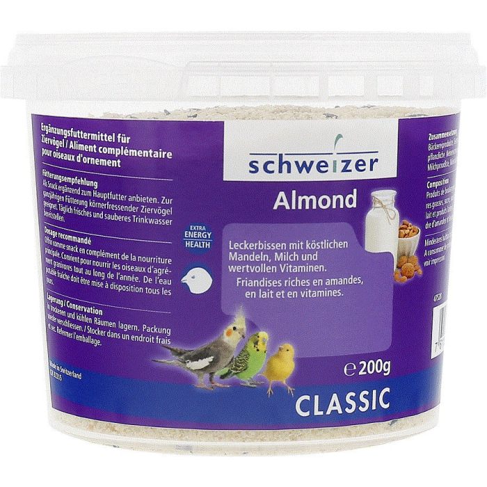 Schweizer Ziervogeldessert "Almond" - 200g