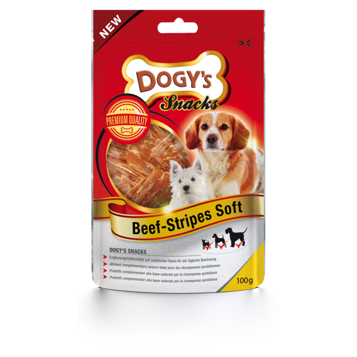 Dogy's Beef-Stripes Soft - 100g 