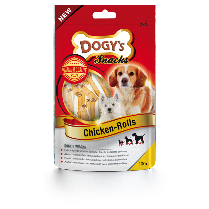 Dogy’s Chicken-Rolls - 140g | Hundesnack