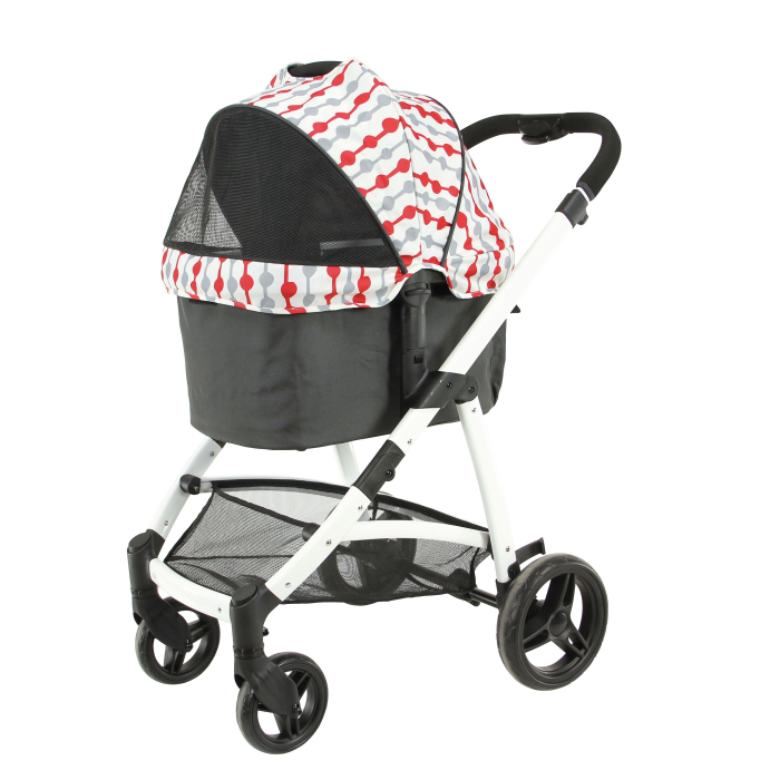  swisspet Tierbuggy Deluxe weiss, bis ca.15kg