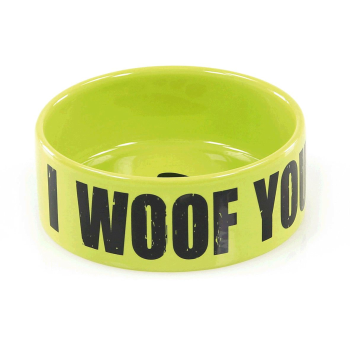 swisspet Keramiknapf «I WOOF YOU» - 500ml