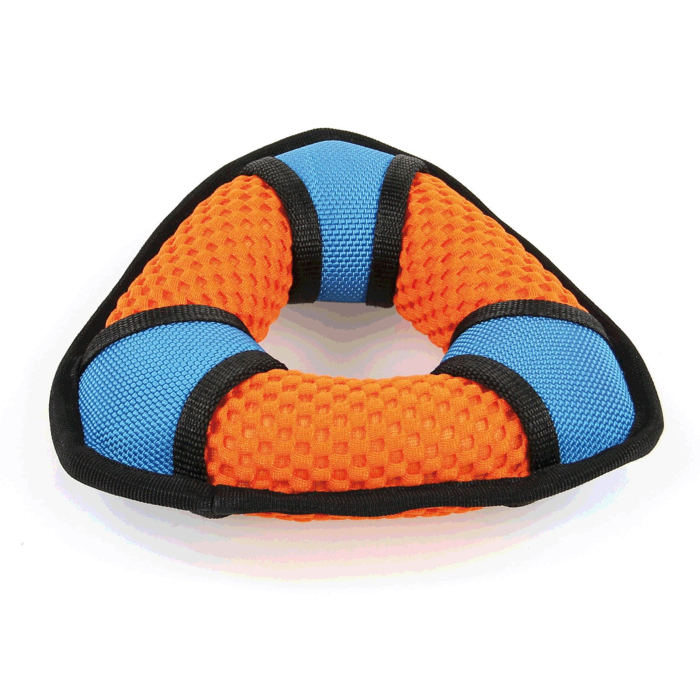 Triangle-W-Ring, orange/blau 