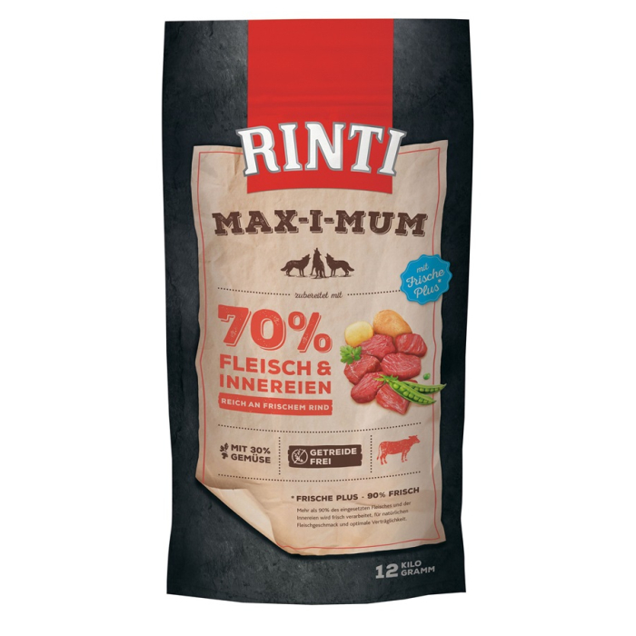 DE Rinti Max-i-mum Rind | Hunde-Trockenfutter