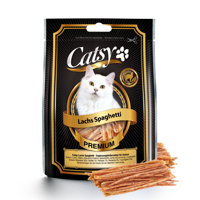 Catsy Lachs Spaghetti - 50g