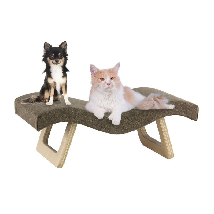 swisspet Hunde- + Katzensofa Loomi, braun - 72x36x27cm