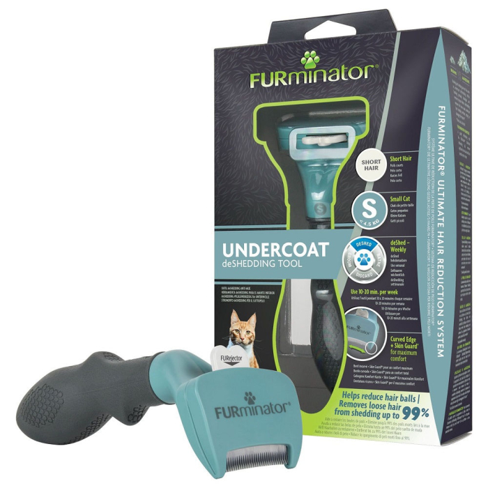 DE FURminator deShedding Tool für Katzen, S