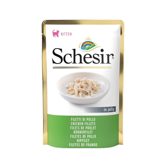 DE Schesir KITTEN Variationen Thunfisch und Huhn - 20x85g | Ergänzungsnassfutter