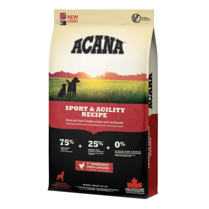 Acana Dog Sport + Agility Recipe - 11.4kg