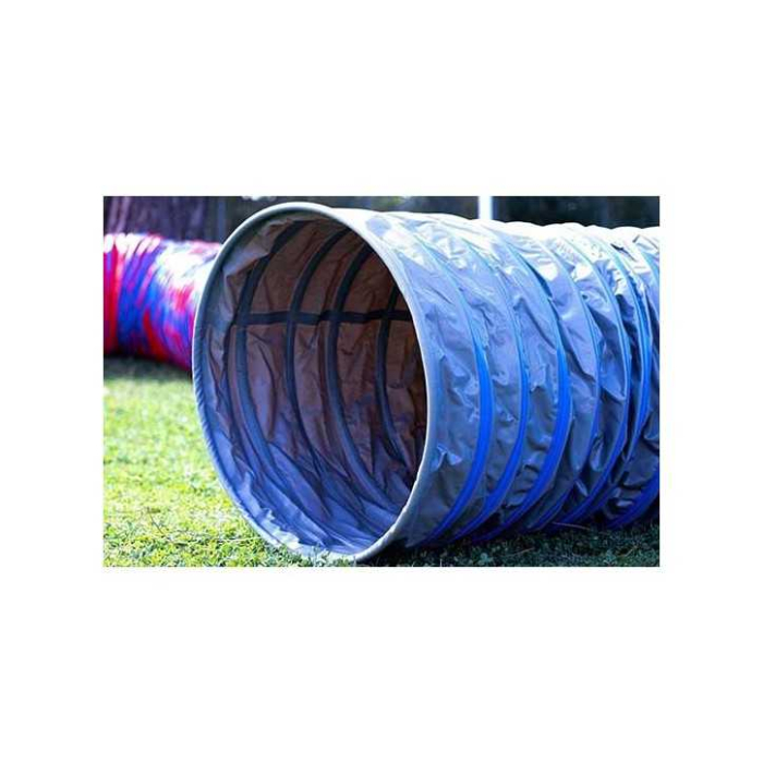 AO Agility FCI Tunnel grau-blau, 6m | Für Hunde