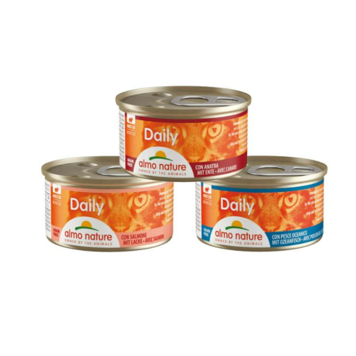 DE Almo Daily Menu Mousse in Dose - 24x85g | diverse Sorten