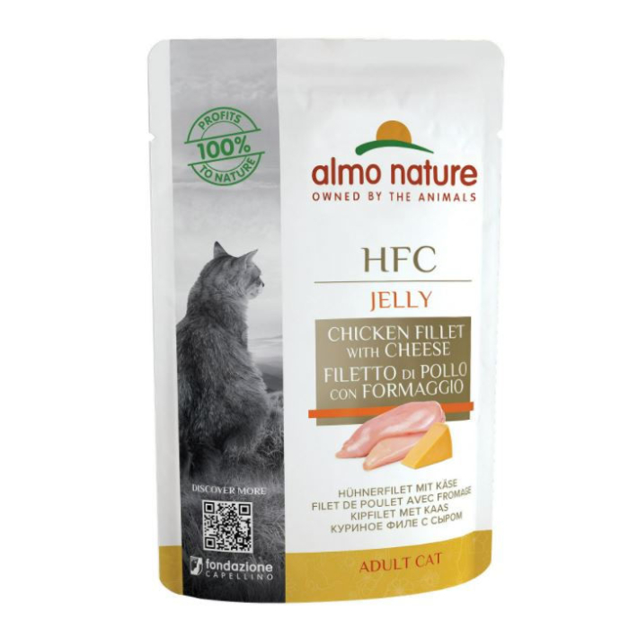 DE Almo HFC Jelly - 24x55g | Ergänzungsfuttermittel für Katzen