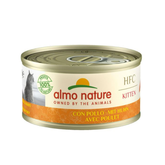 DE Almo HFC Natural Kitten - mit Huhn | Ergänzungsfuttermittel für Kitten