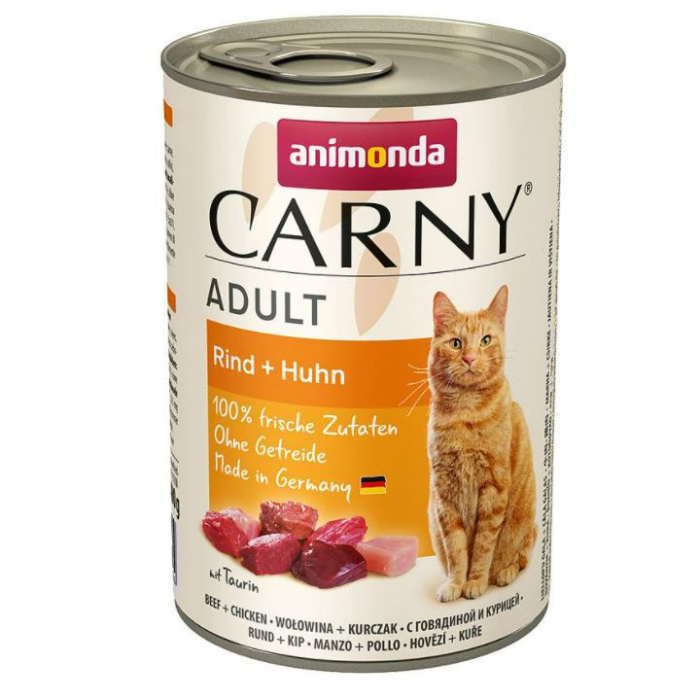 DE Animonda Carny Adult Rind + Huhn | Nassfutter für Katzen