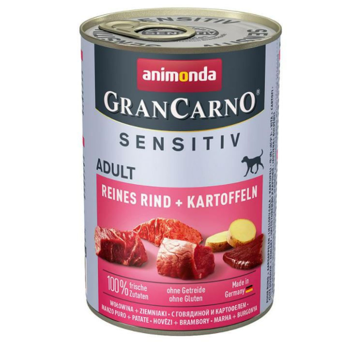 DE Animonda GranCarno, Adult Sensitive, Rind + Kartoffeln | Nassfutter