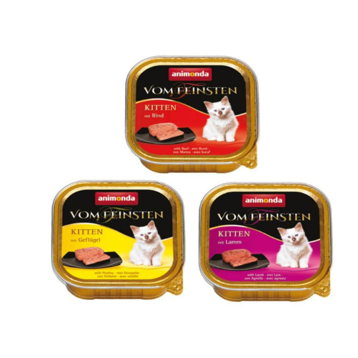 DE Animonda Vom Feinsten Kitten - 32x100g | Nassfutter für Katzen