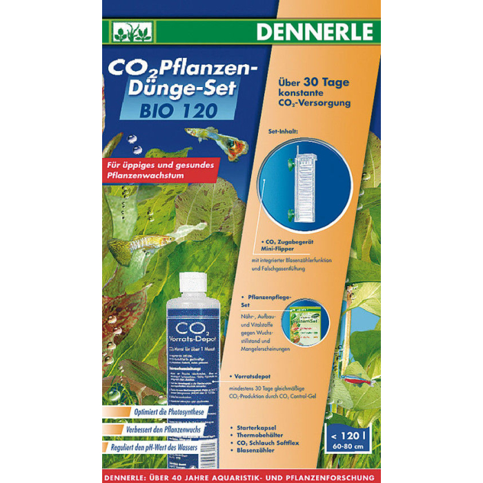 Dennerle CO2 Pflanzen-Dünge-Set Bio 120