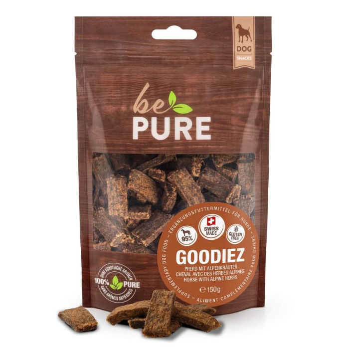 BC bePure "Goodiez" Pferd mit Alpenkräuter | glutenfreier Snack - 150g