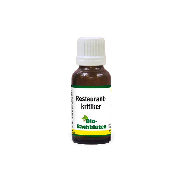 cdVet Bio-Bachblüten Restaurantkritiker 20 ml | für Hunde, Katzen und Pferde