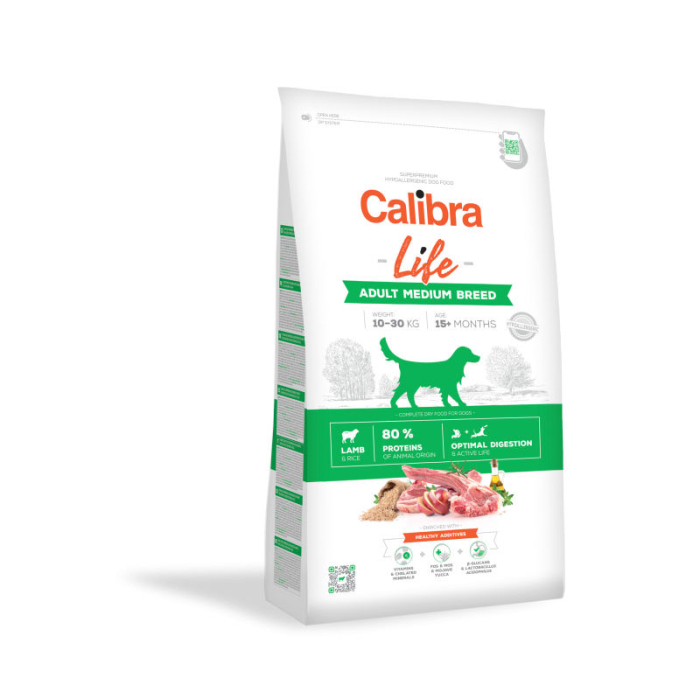 Calibra LIFE Adult Medium Breed Lamm + Reis 