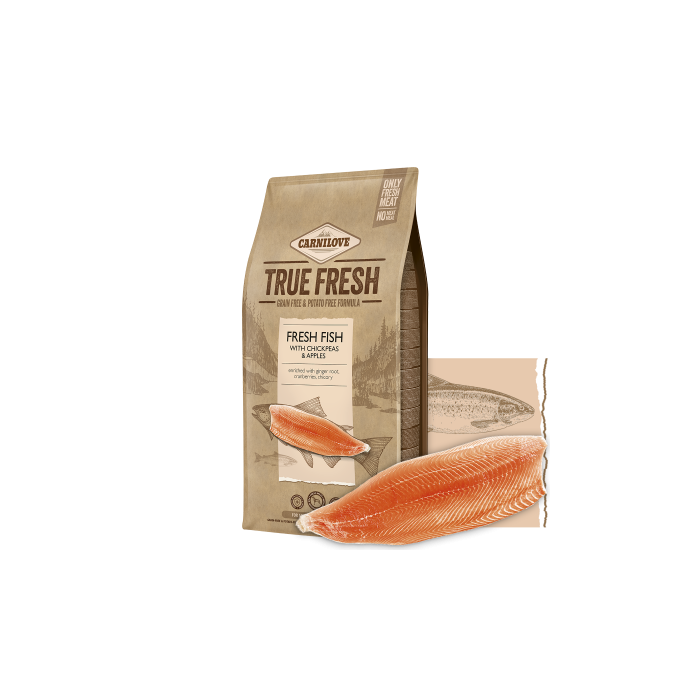 Carnilove Canine Adult True Fresh Fisch + Kichererbsen 