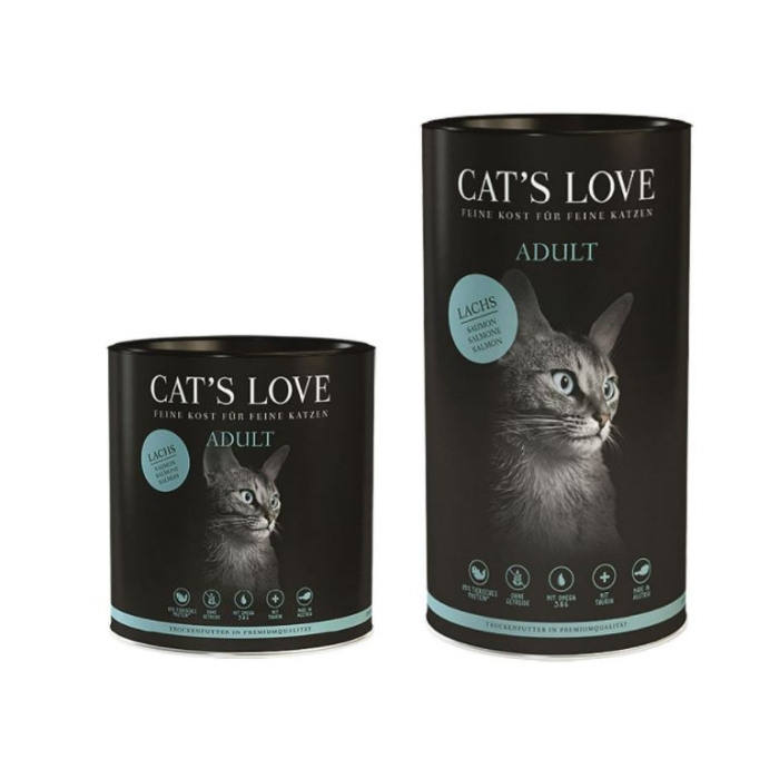 DE Cat‘s Love Adult Lachs | Katzen-Trockenfutter