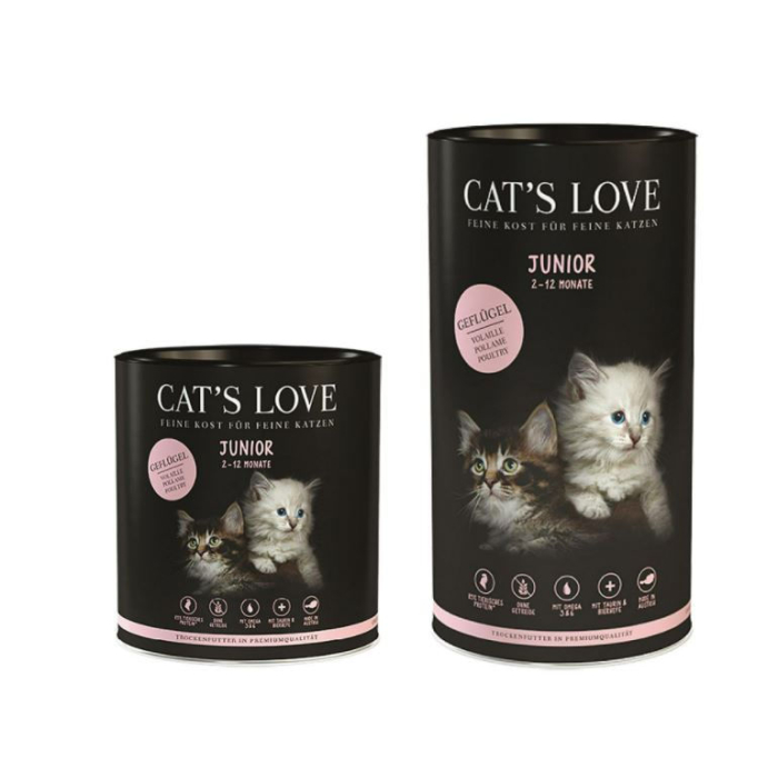 DE Cat‘s Love Junior Geflügel | Katzen-Trockenfutter