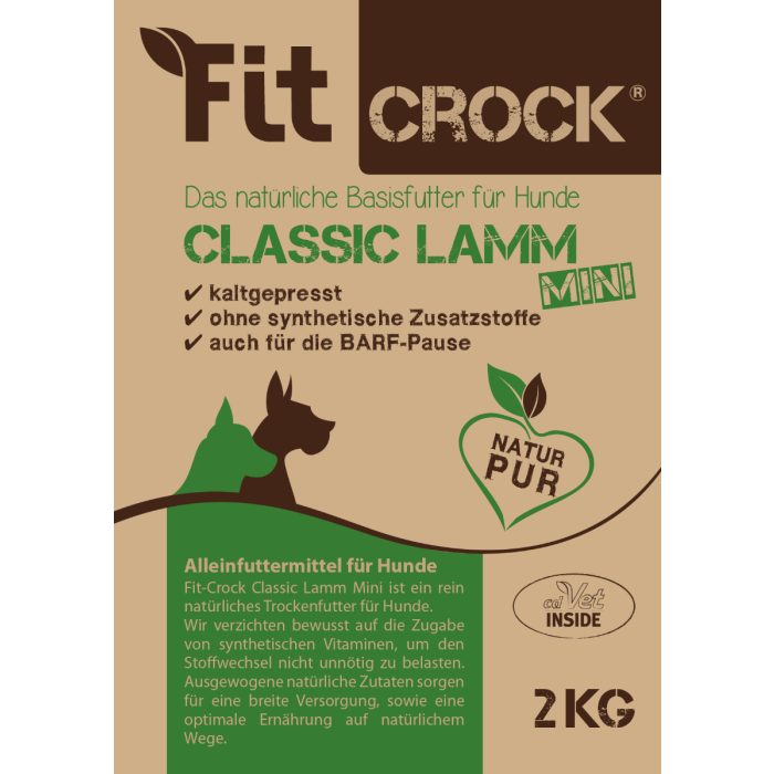 cdVet Fit-Crock Classic Lamm MINI | Hundefutter