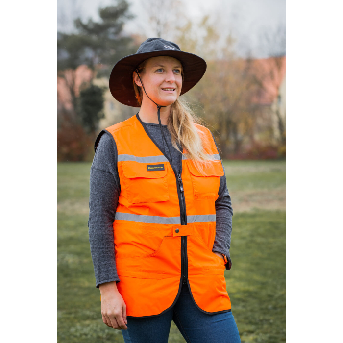 COMET-Gilet Signal orange | XS bis 3XL