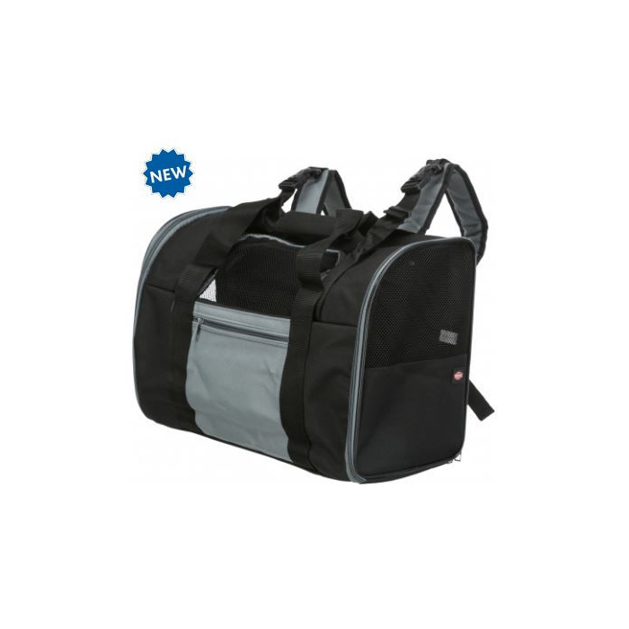 Trixie Rucksack Connor schwarz-grau 42 × 29 × 21 cm