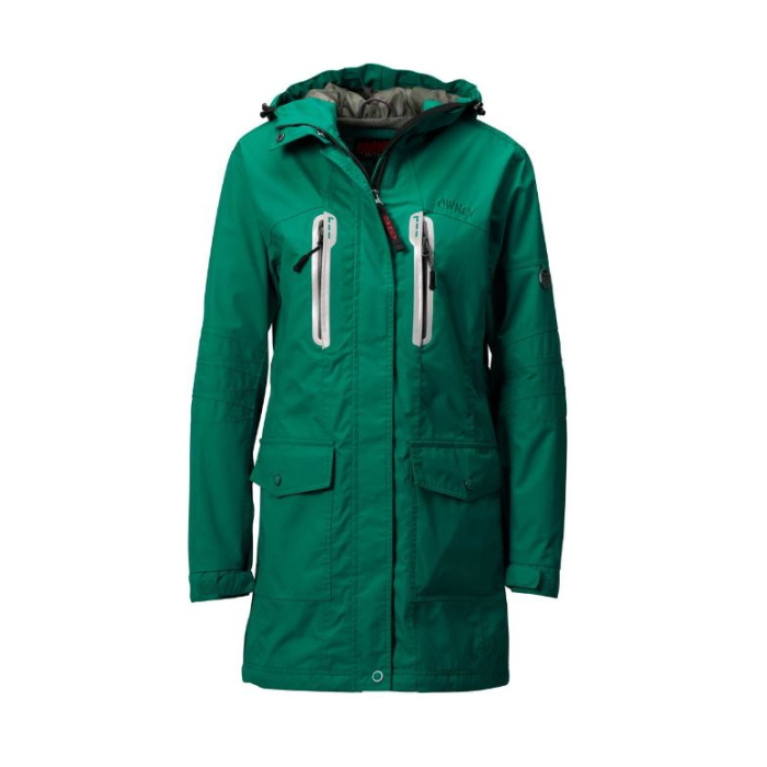 Owney Outdoor-Damenparka "Arnauti" dark green