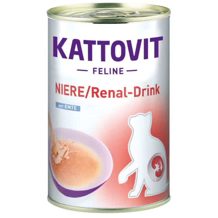 DE Kattovit Niere Drink Ente - 24x135ml