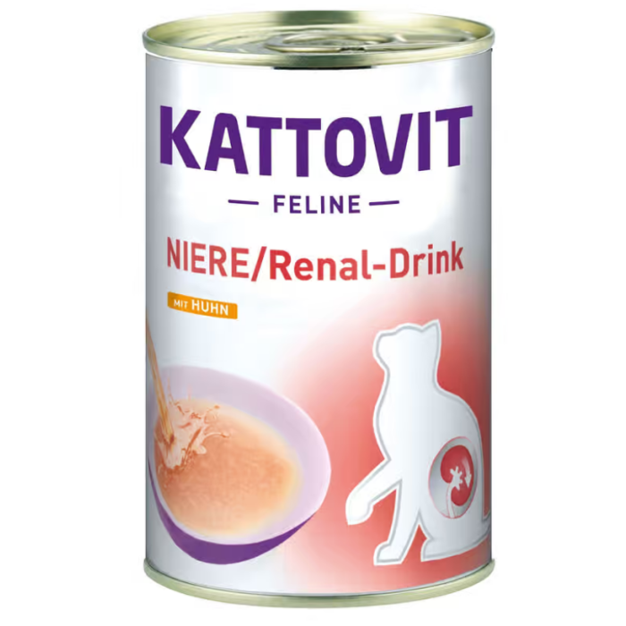 DE Kattovit Niere Drink Huhn - 24x135ml