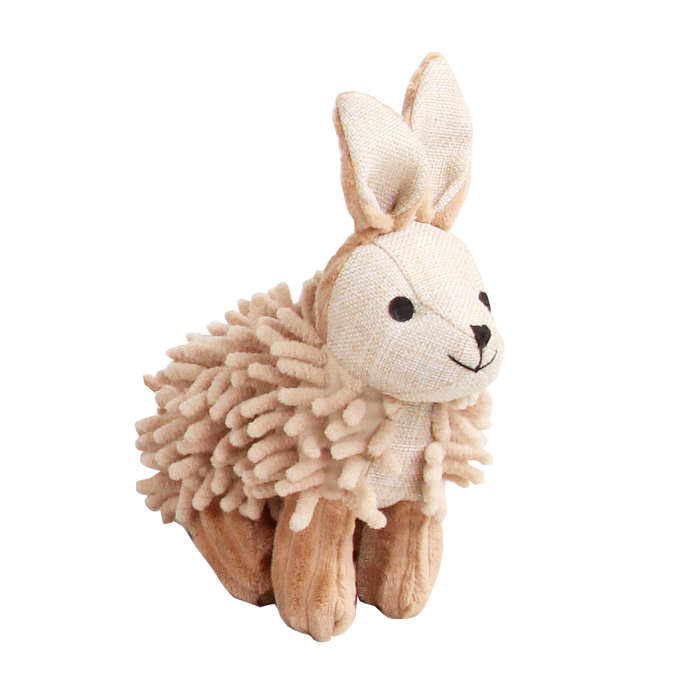 Pawise "Dog Molar" Hase mit Zotteln, beige-braun - 21cm