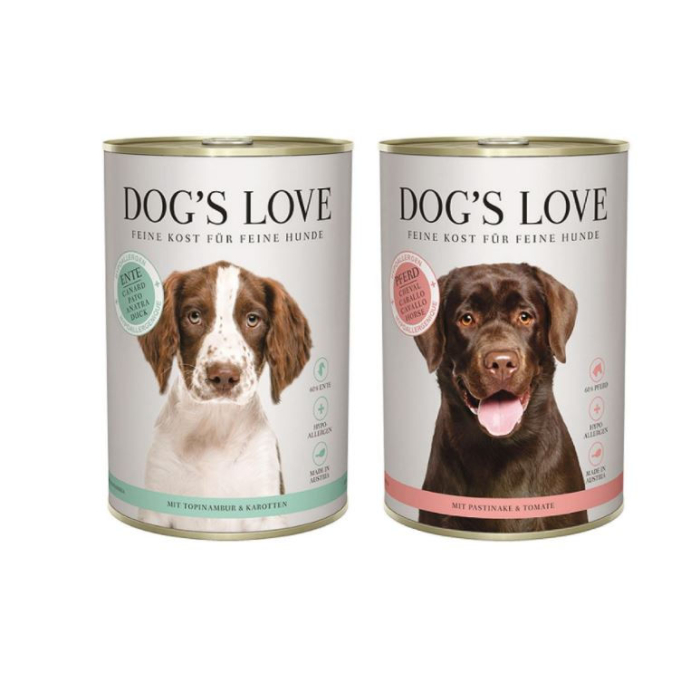 DE Dog‘s Love Hypoallergen | Hunde-Nassfutter