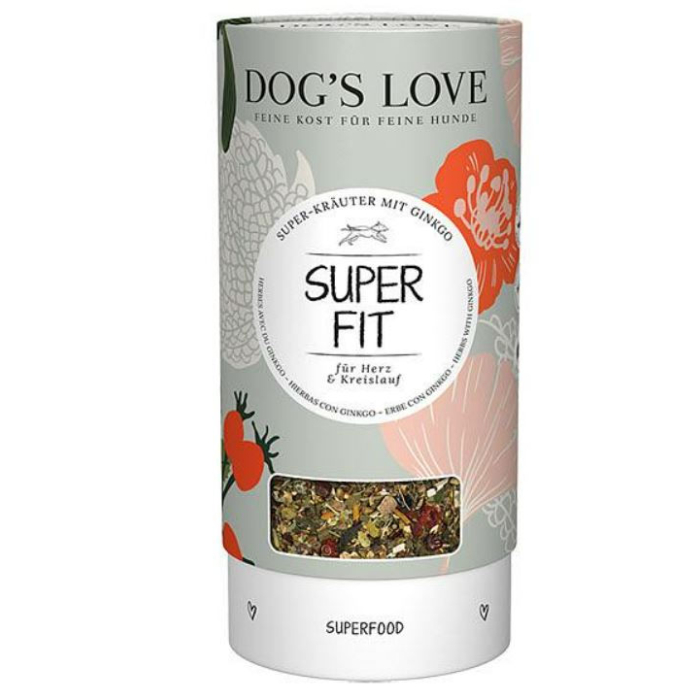 DE Dog‘s Love Super-Fit, Kräuter für Herz + Kreislauf, 70g | Ergänzungsfuttermittel