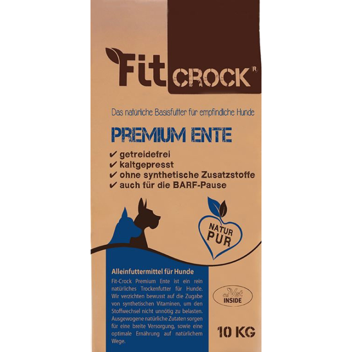 cdVet Fit-Crock Premium Ente | Hundefutter