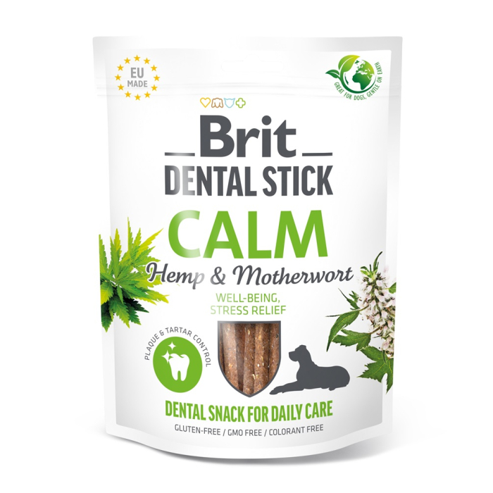 Brit Dental Stick - Beruhigung - mit Hanf & Herzgespann