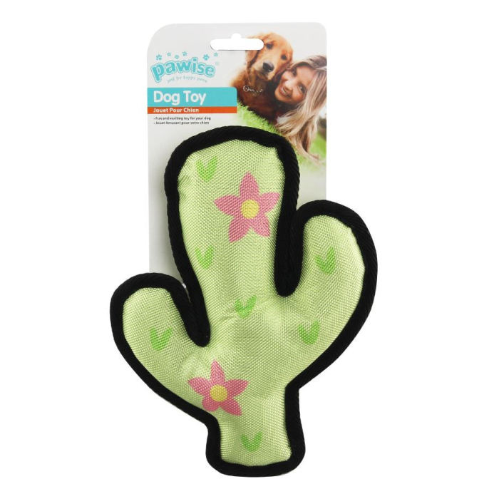 Pawise "Tropic Toy" Kaktus, grün - 23cm | Für Hunde