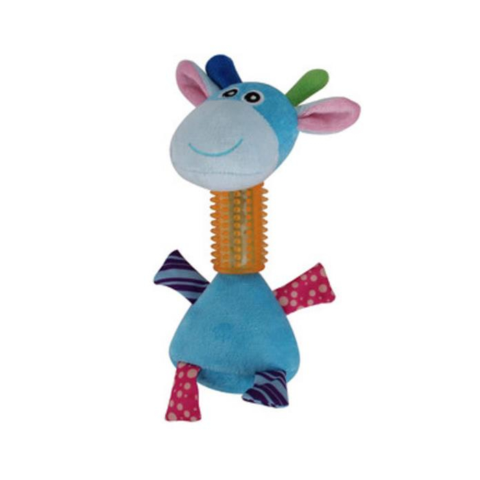 Pawise Puppy Long Neck Giraffe, blau, 26cm | Für Hunde