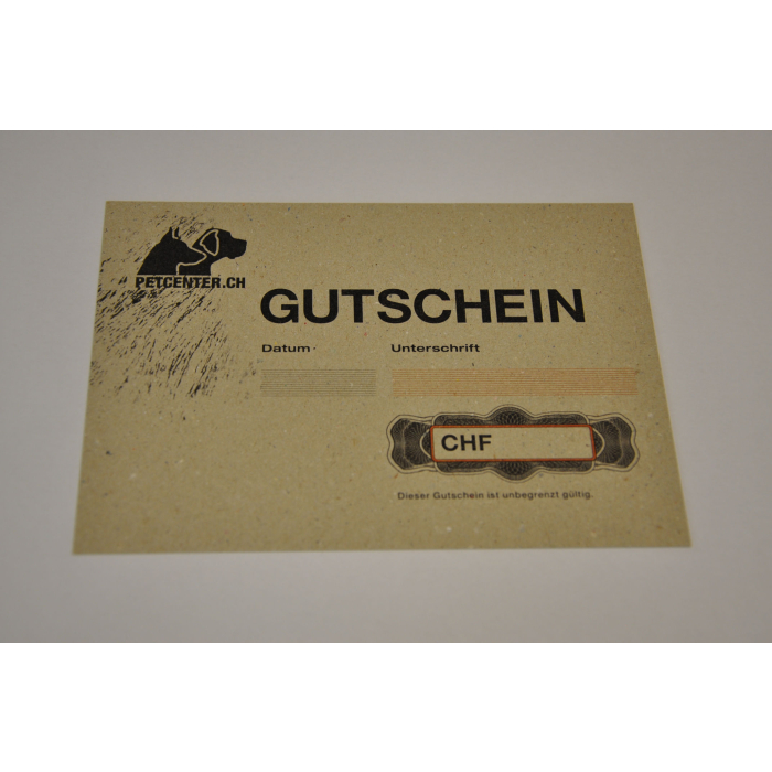 Gutschein petcenter.ch CHF100.00