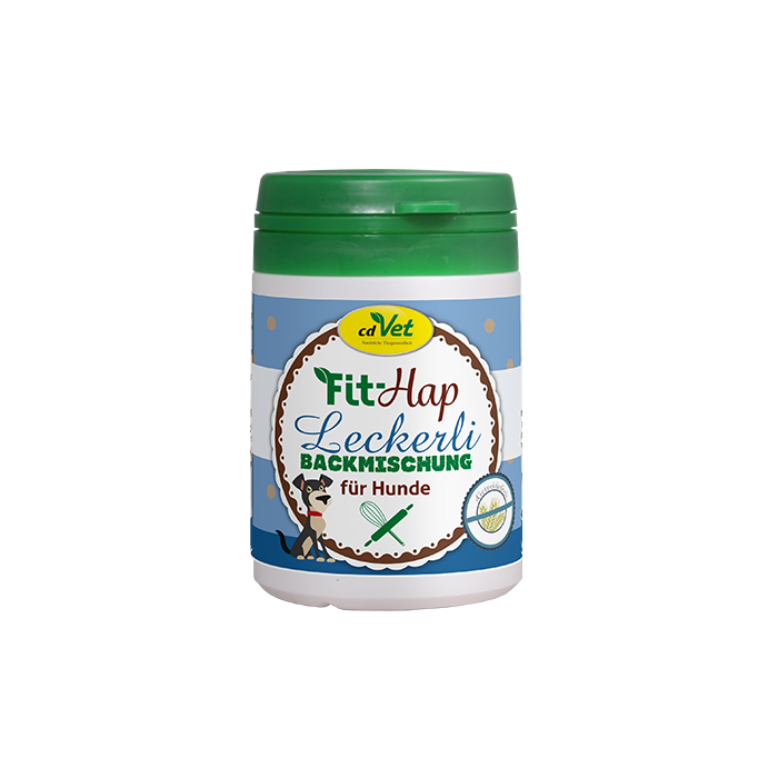 cdVet Fit-Hap Backmischung, getreidefrei - 90g | Ergänzungsfuttermittel für Hunde, Kleintiere und Pferde